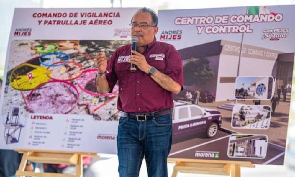 Andrés Mijes presenta su estrategia de seguridad para Escobedo