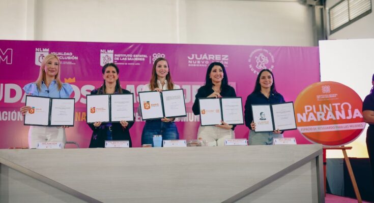 Mariana Rodríguez lanza Puntos Naranja y un nuevo lactario en la Red Estatal Alimentar con Amor para apoyar a la comunidad.