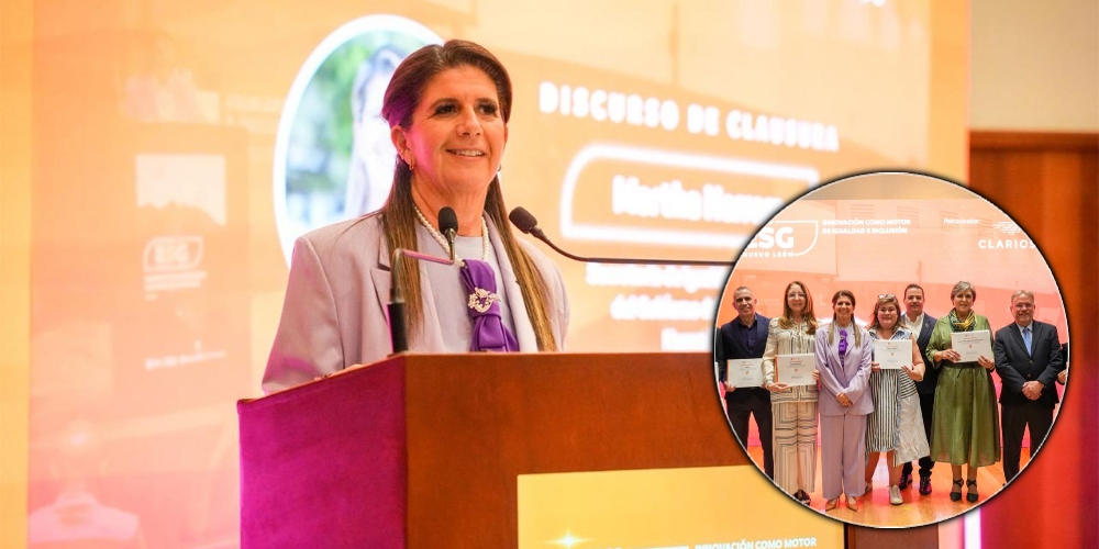 Martha Herrera entrega el primer Premio de Igualdad e Inclusión Corporativa en Foro ESG NL
