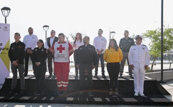 El alcalde David de la Peña Marroquín inicia el Operativo Semana Santa Segura 2026 en Santiago, cuidando a los visitantes.