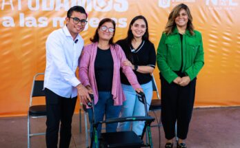 La alcaldesa Mónica Oyervides proporciona herramientas de movilidad esenciales para mejorar la calidad de vida en Héctor Caballero.