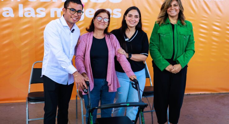 La alcaldesa Mónica Oyervides proporciona herramientas de movilidad esenciales para mejorar la calidad de vida en Héctor Caballero.
