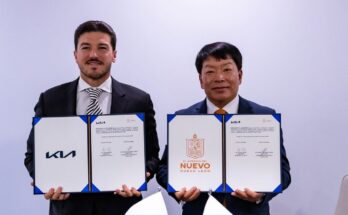 KIA anunció una inversión significativa de 600 millones de dólares en Nuevo León, enfocada en la expansión de sus operaciones.