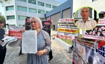 Un grupo de afectados se manifiesta en Nuevo León, denunciando la falta de respuesta de José Lobatón en sus proyectos.