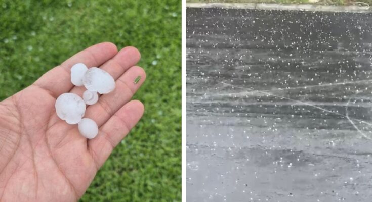Los Fierros en Santiago sufrió una inesperada caída de granizo que impactó en la región. Conoce los detalles.
