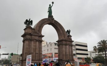 El INAH pidió a Adrián que detenga las intervenciones en el Arco de la Independencia por falta de aprobación.