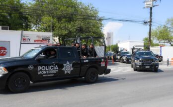 Un total de 137 detenidos y vehículos robados asegurados en operativo de seguridad en Monterrey durante las vacaciones de Semana Santa.