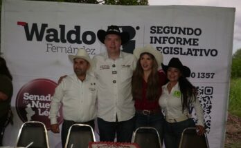 El senador Waldo presentó su segundo informe, donde escuchó las demandas de ciudadanos en seis municipios del sur de Nuevo León.