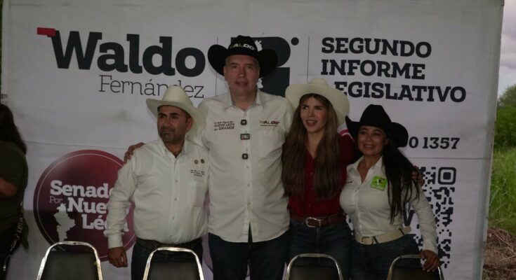 El senador Waldo presentó su segundo informe, donde escuchó las demandas de ciudadanos en seis municipios del sur de Nuevo León.