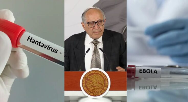 Las autoridades sanitarias confirman que México mantiene vigilancia ante brotes de ébola y hantavirus en otros países.