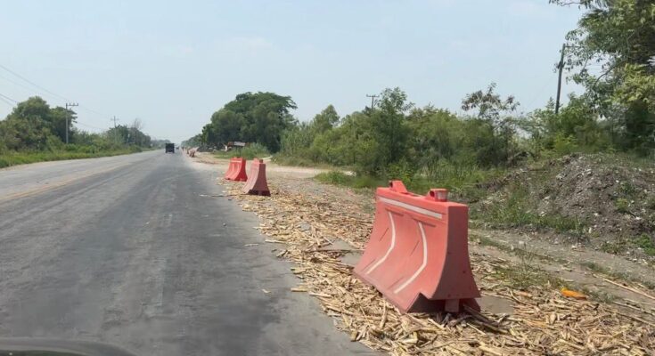 Detenidos los trabajos de conexión con la autopista Mante-Ocampo-Tula por falta de convenio con autoridades.