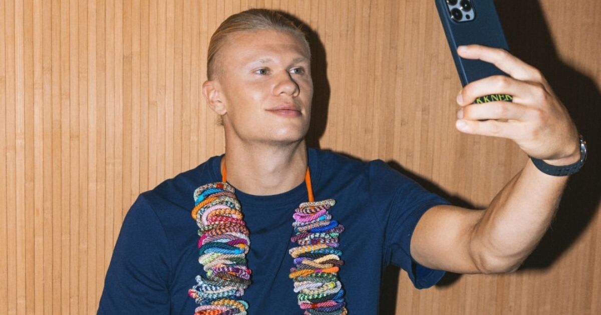 El innovador negocio de ligas para el pelo de Erling Haaland
